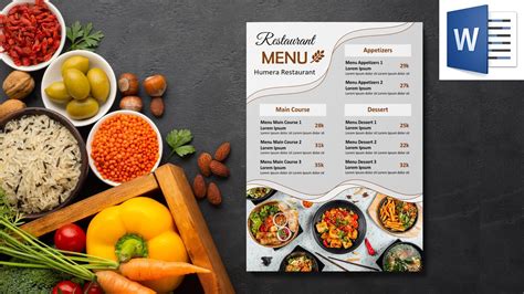 Cara Membuat Daftar Menu Yang Menarik Di Microsoft Word Desain Menu