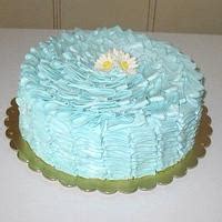 Ruffles Decorated Cake By Kristiankyla Cakesdecor