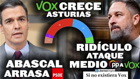 VOX CRECE EN SONDEOS A POR PP PSOE UN MEDIO PEPERO ATACA A VOX Y