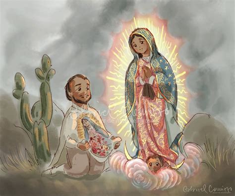 Pin De Euxari Sahan En Xian Art Virgencita De Guadalupe Caricatura