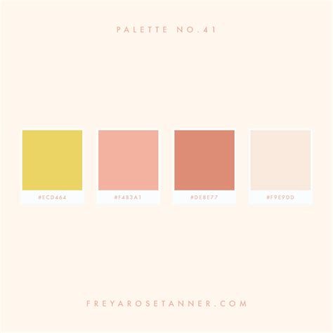 Peach Color Chart