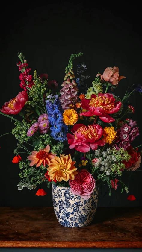 Dutch Masters Inspired Floral Still Life Using Flowers From Cut From My English Cottage Garden