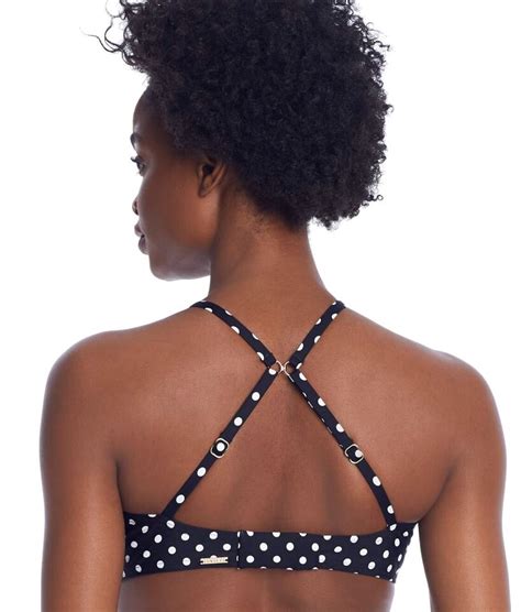 Sunsets Black Dot Kauai Underwire Bikini Swim Top Us Dd Uk Dd