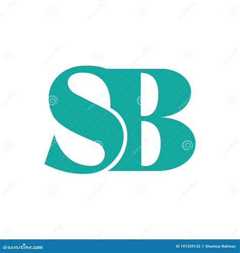 Modelo De Design De Vetor De Logotipo Sb Inicial Ou Bs Logo Ilustra O