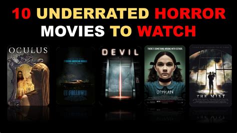 Top 10 Underrated Horror Movies To Watch Popcorn Reviewss