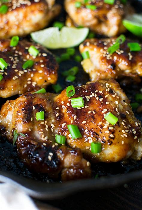 Korean Chicken Thighs Recipe With Images Sweet And Spicy Korean Hot