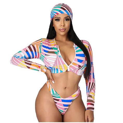 Quyuon Push Up Bikini Swimsuits For Women Piece Modest Athletic