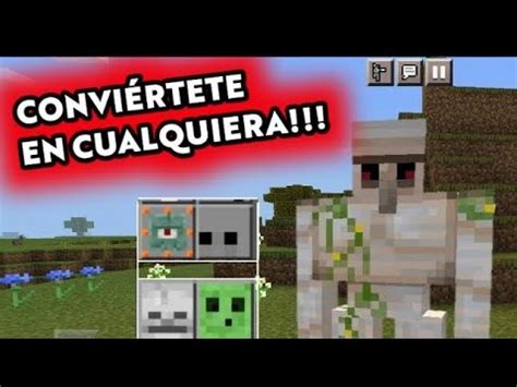 Como Transformarse En Cualquier Mob Sin Mods En Minecraft YouTube