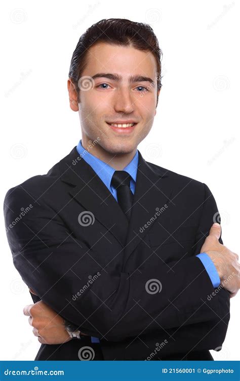 Portrait Of A Businessman With Arms Crossed Stock Image Image Of Male