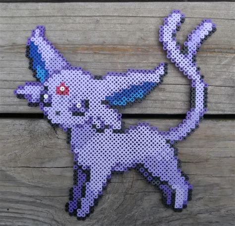 Espeon Pok Mon Pixel Art Perler Bead Art Eur Picclick Fr