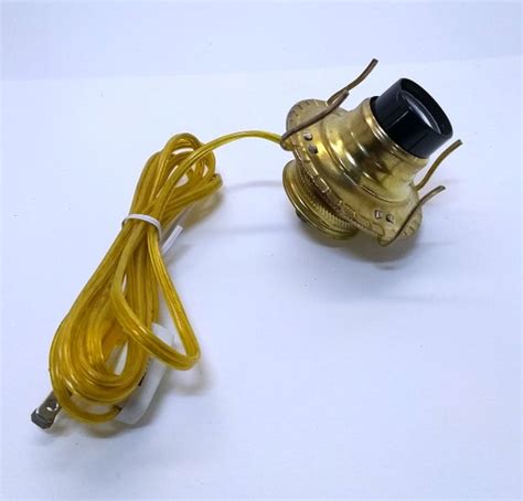 Aladdin Brand Oil Lamp Conversion Kit To Use As An Electric Etsy Canada