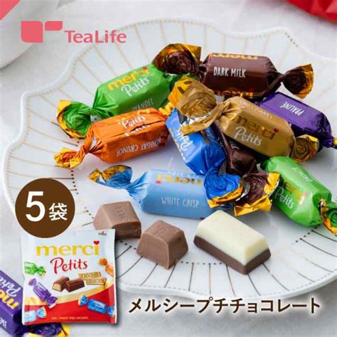 【予約 10月下旬頃発送】ストーク社メルシープチチョコレートコレクション 5袋セット お菓子 チョコ プチギフト プレゼント ギフト お返の