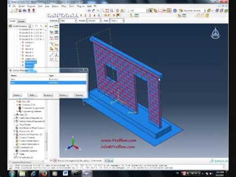 How To Model Masonry Wall In Abaqus Full Tutorial Proffem