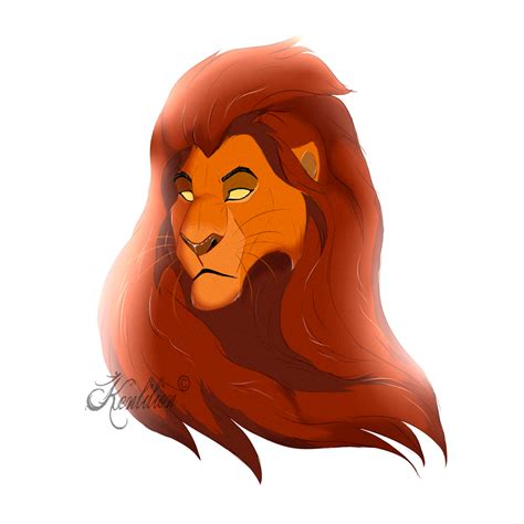 Mufasa's spirit by KenliLion on DeviantArt