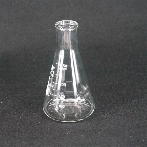 250ml Narrow Neck Borosilicate Glass Conical Erlenmeyer Flask For Chemistry Laboratory In Flask