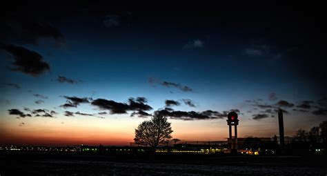 Sunset In Berlin Tempelhof December Martin Von Elm Flickr