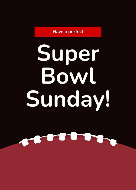 Super Bowl Card In Illustrator Psd Jpeg Png Svg Eps Word