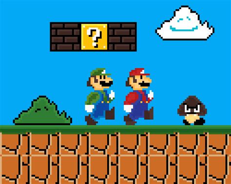 Pixilart Super Mario Bros Hd Remake By Nintendo Fan