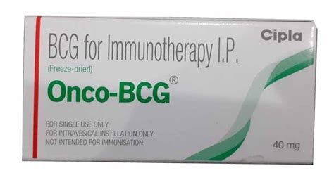 Cipla Onco BCG Immunotherapy Prescription Treatment Antii Cancer Rs