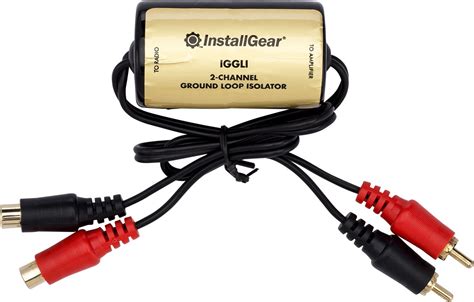 Buy Installgear Ground Loop Noise Isolator Amplifier Noise Filter For Car Audio And Home Stereo