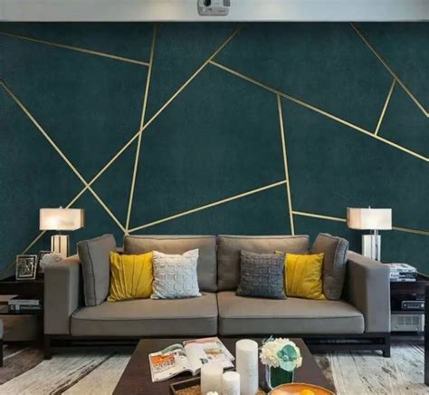 32 Creative Geometric Wall Paint To Lift Up Your Room Decor