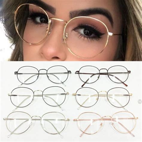 Oval Eyeglasses Spek Clear Cermin Mata Bulat Clear EG36 Lazada