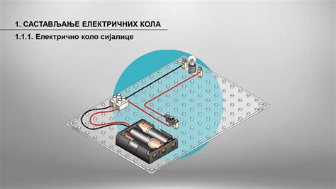 1 Sastavljanje električnih kola 1 1 1 Električno kolo sijalice