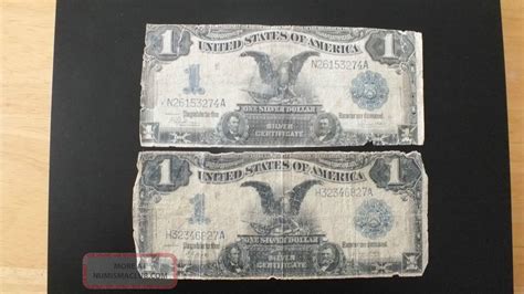 1899 1 One Dollar Black Eagle Silver Certificates