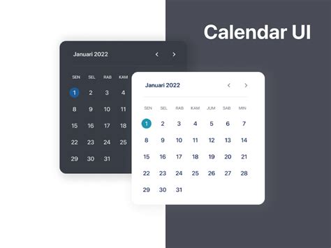 Calendar V2 Figma