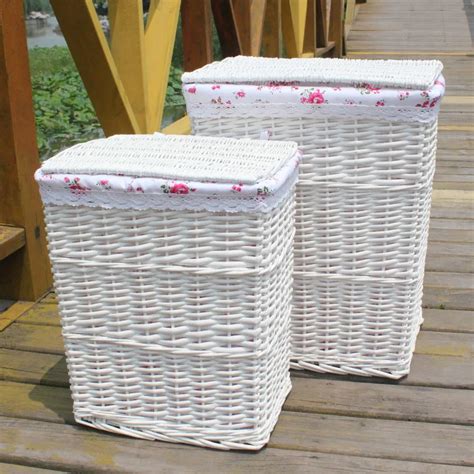 Large White Wicker Laundry Baskets With Lids White Laundry Baskets Cheap Wicker Laundry Basket ...