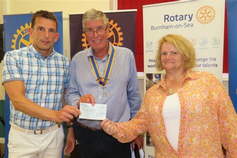 Groups In Burnham On Sea Area Receive £7000 Boost From Town Rotary Club