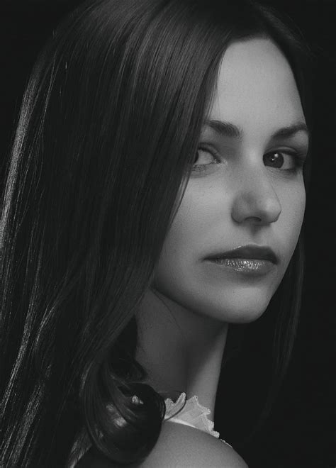 HD Wallpaper Grayscale Photography Of Woman S Face Beautiful Black