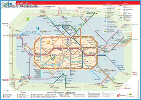 Berlin Subway Map - TravelsFinders.Com