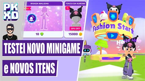 PK XD TESTEI O NOVO MINIGAME KUROMI E TODOS NOVOS ITENS YouTube