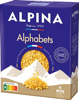 Alpina Savoie Alphabets Savoisiennes Paquet De G P Tes Riz Et