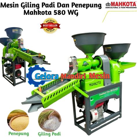 Jual Mesin Giling Padi Dan Penepung KD 580 WG MAHKOTA Selep Padi