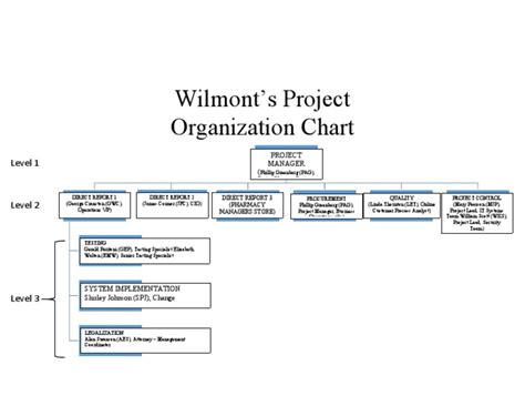 Project Organization Chart Template | Download Free PDF | Business