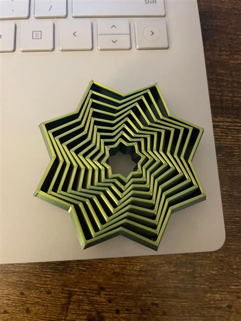 3d Printed Fidget Star Stress Relief Anxiety Toy Etsy