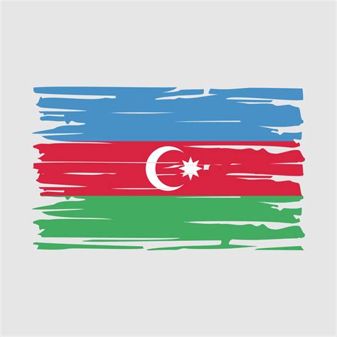 Azerbaijan Flag Brush 20267447 Vector Art at Vecteezy