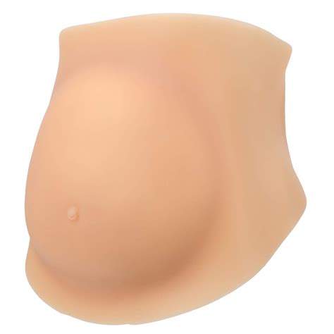 Buy Fake Pregnancy Belly Lifelike Skin Color Silicone Artificial Fake