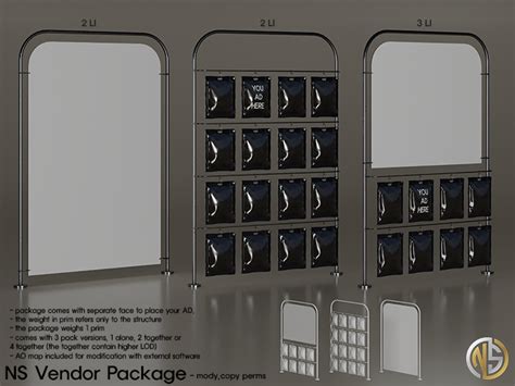 Second Life Marketplace Ns Vendor Package