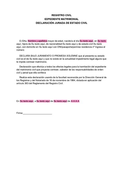 Introducir 93 Imagen Modelo De Carta Jurada Abzlocal Mx