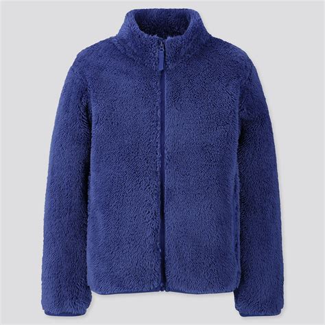 Kids Fluffy Yarn Fleece Long Sleeve Jacket Uniqlo Us