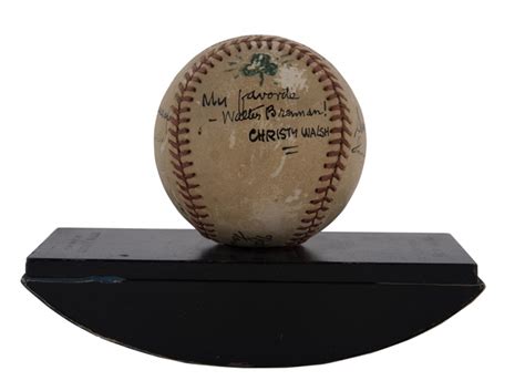 The Pride Of The Yankees Baseball Cast Signed By With Babe Ruth