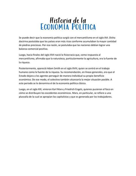 Historia De La Econom A Pol Tica Karla Y Simental Udocz