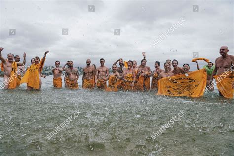 Nude Swimmers Participate Sydney Skinny Ocean Editorial Stock Photo