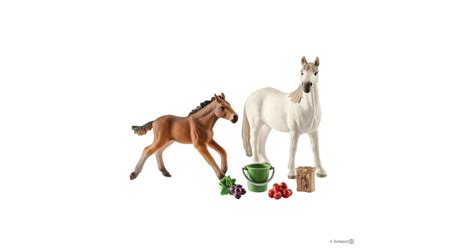 Schleich Figurice Domaće životinje Konji Mustang kobila i ždrebe