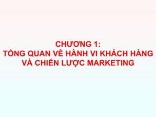 Hướng dẫn phân tích hành vi khách hàng PPT