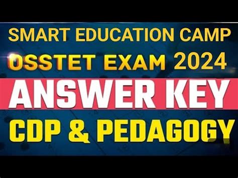 Osstet Exam I Unofficial Answer Keys By Satya Sir I Osstet Exam