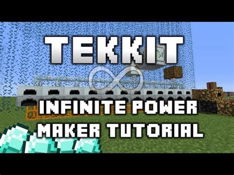 Tekkit Tutorial Infinite Power Maker Unlimited Eu Youtube